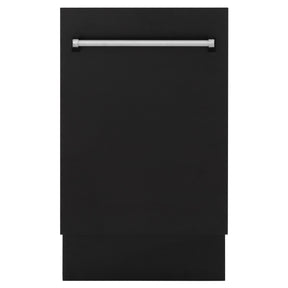 ZLINE 18" Tallac Series 3rd Rack Top Control Dishwasher in Custom Panel Ready with Stainless Steel Tub, 51dBa (DWV-18)
