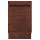 ZLINE 18" Tallac Series 3rd Rack Top Control Dishwasher in Custom Panel Ready with Stainless Steel Tub, 51dBa (DWV-18)