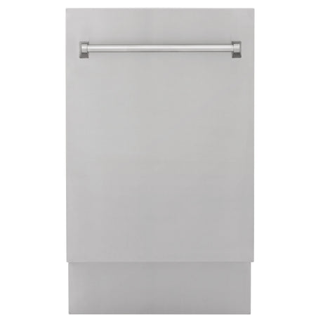 ZLINE 18" Tallac Series 3rd Rack Top Control Dishwasher in Custom Panel Ready with Stainless Steel Tub, 51dBa (DWV-18)