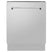 ZLINE 24" Tallac Series 3rd Rack Tall Tub Dishwasher in Custom Panel Ready with Stainless Steel Tub, 51dBa (DWV-24)