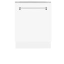 ZLINE 24" Tallac Series 3rd Rack Tall Tub Dishwasher in Custom Panel Ready with Stainless Steel Tub, 51dBa (DWV-24)