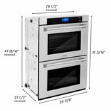 ZLINE 30 in. Professional Double Wall Oven with Self Clean (AWD-30)