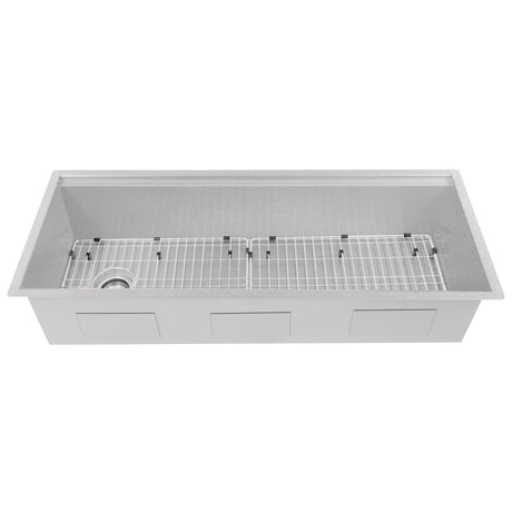 ZLINE 43" Garmisch Undermount Single Bowl Kitchen Sink with Bottom Grid and Accessories (SLS)