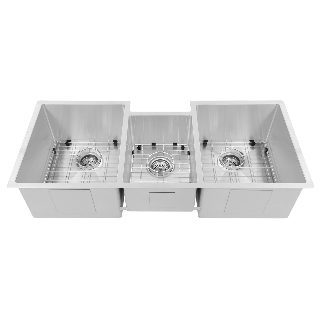 ZLINE 45" Breckenridge Undermount Triple Bowl Kitchen Sink with Bottom Grid and Accessories (SLT-45)