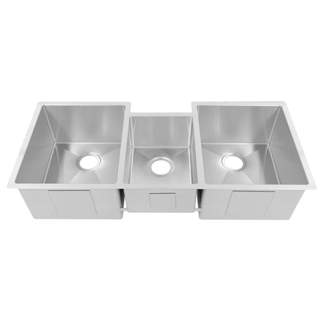 ZLINE 45" Breckenridge Undermount Triple Bowl Kitchen Sink with Bottom Grid and Accessories (SLT-45)