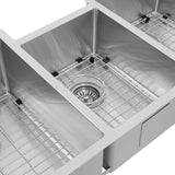 ZLINE 45" Breckenridge Undermount Triple Bowl Kitchen Sink with Bottom Grid and Accessories (SLT-45)