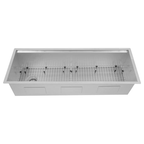 ZLINE 45" Garmisch Undermount Single Bowl Kitchen Sink with Bottom Grid and Accessories (SLS-45)