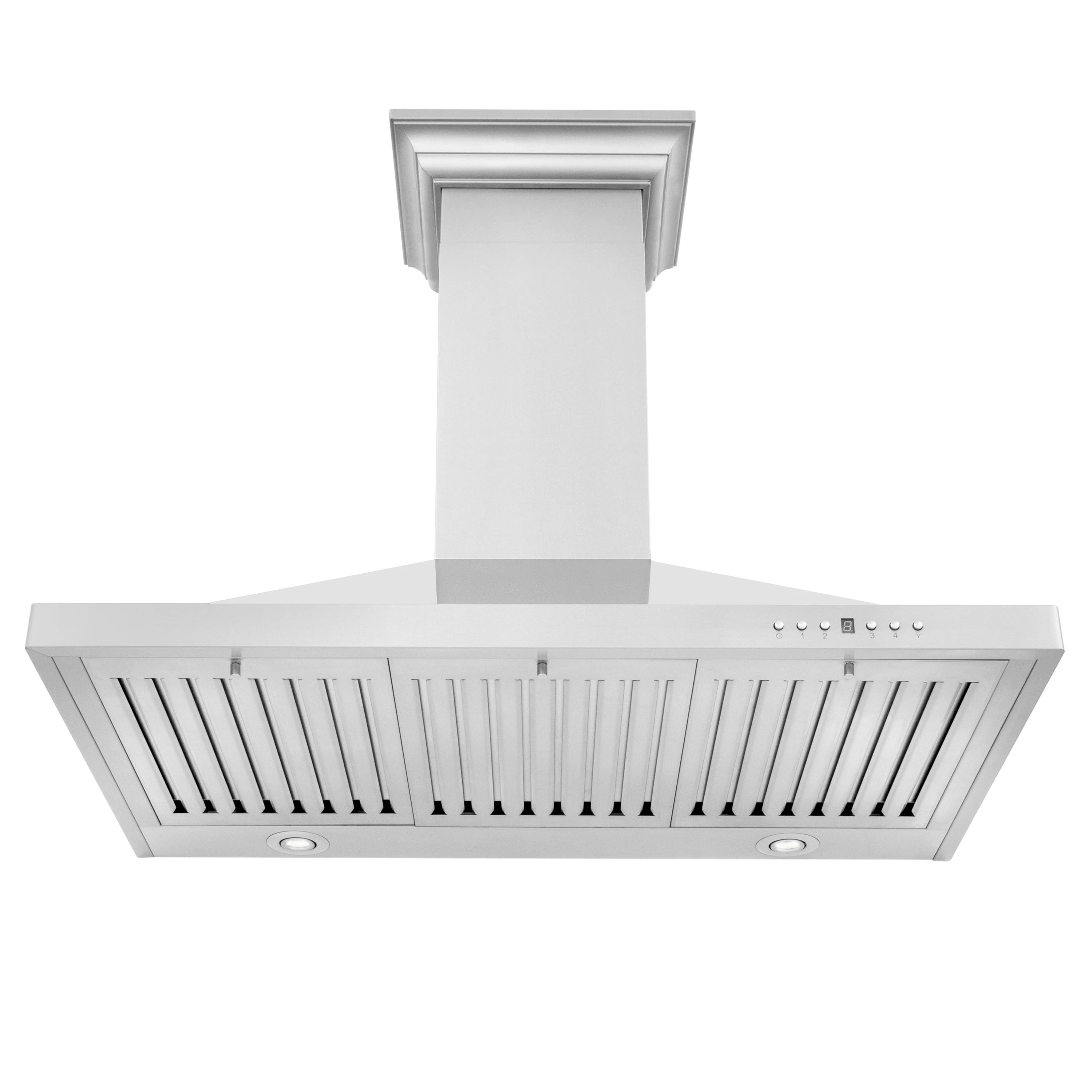 ZLINE Convertible Vent Wall Mount Range Hood in Stainless Steel with C