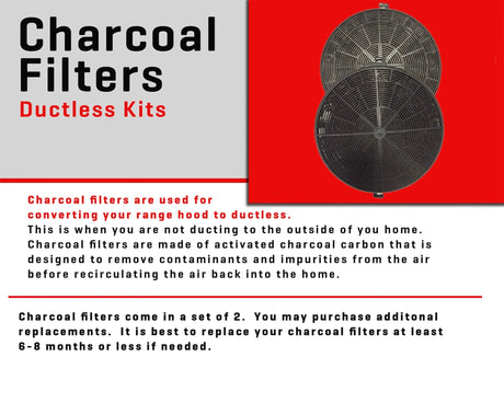 ZLINE Charcoal Filters (2pk)