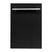 ZLINE 18 in. Compact Top Control Dishwasher 120-Volt with Stainless Steel Tub and Modern Style Handle