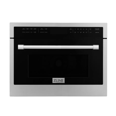 ZLINE 24" Built-in Convection Microwave Oven in Stainless Steel with Speed and Sensor Cooking (MWO-24)