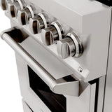ZLINE 24" Professional Dual Fuel Range with Color Door Options (RA24)