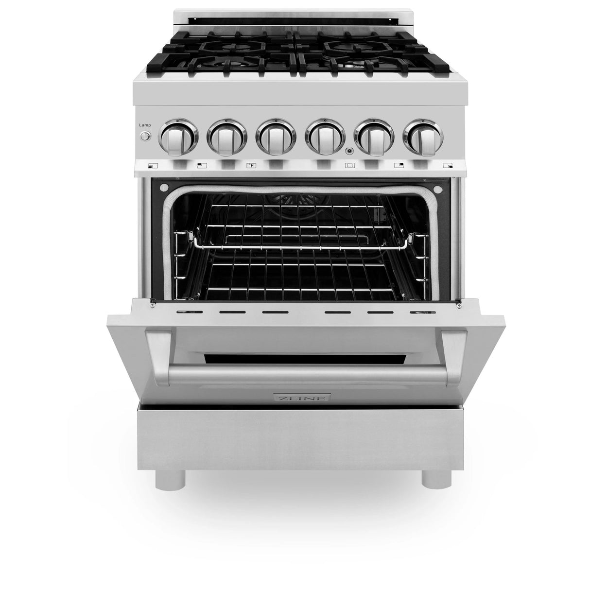 ZLINE 24" Professional Dual Fuel Range with Color Door Options (RA24)