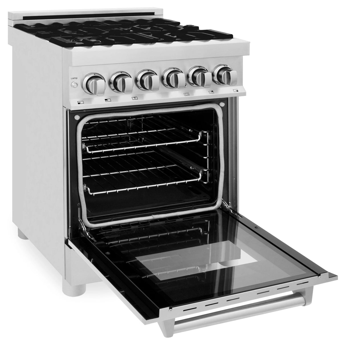 ZLINE 24" Professional Dual Fuel Range with Color Door Options (RA24)