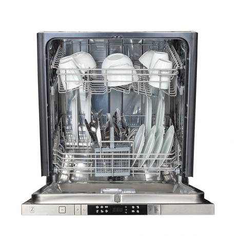 ZLINE 24" Top Control Dishwasher in Custom Panel Ready with Stainless Steel Tub