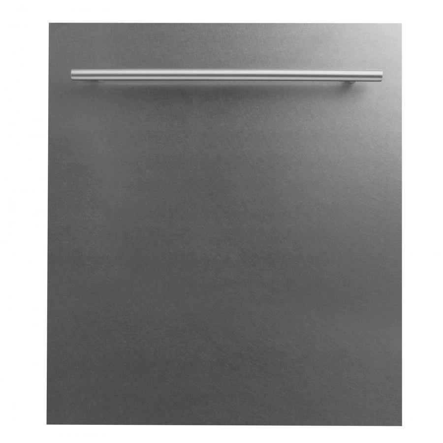 ZLINE 18 Top Control Dishwasher with Stainless Steel Tub and Modern Style Handle, DuraSnow Stainless Steel