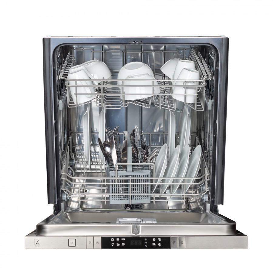 ZLINE 24 in. Top Control Dishwasher 120-Volt with Stainless Steel Tub and Traditional Style Handle