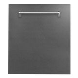 ZLINE 24 in. Top Control Dishwasher 120-Volt with Stainless Steel Tub and Traditional Style Handle