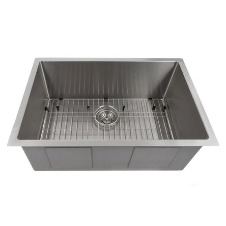 ZLINE 30" Meribel Undermount Single Bowl Kitchen Sink with Bottom Grid (SRS-30)