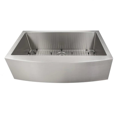 ZLINE 33" Vail Farmhouse Apron Mount Single Bowl Kitchen Sink with Bottom Grid (SAS)