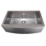 ZLINE 33" Vail Farmhouse Apron Mount Single Bowl Kitchen Sink with Bottom Grid (SAS)