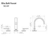 ZLINE Bliss Bath Faucet with Color Options (BLS-BF)