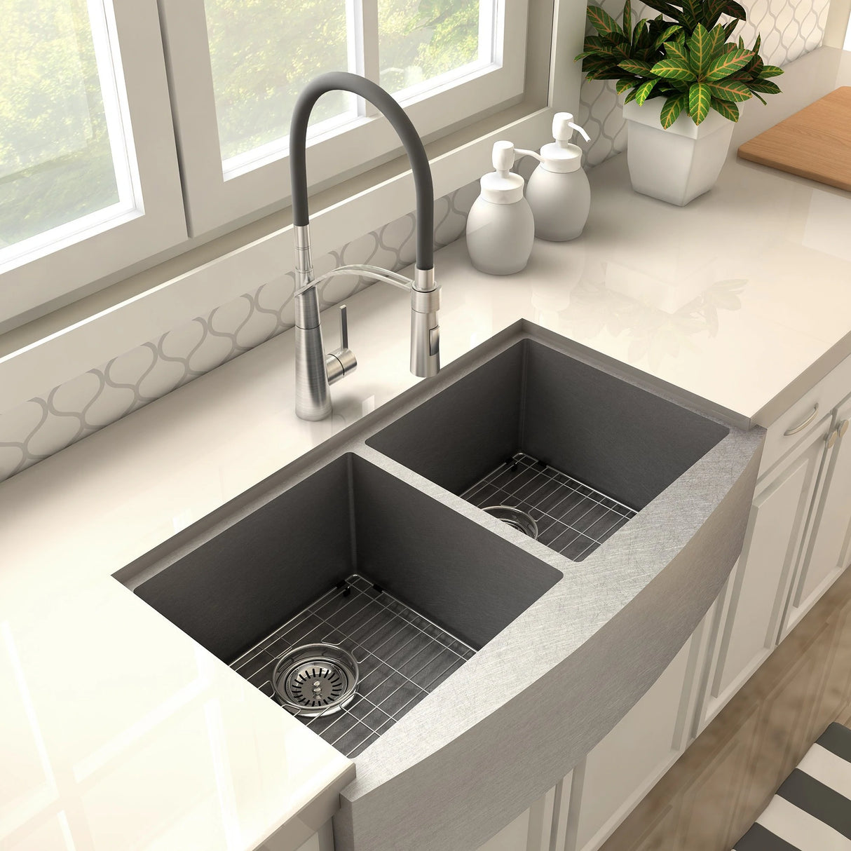 ZLINE Da Vinci Kitchen Faucet in Brushed Nickel (DAV-KF-BN)