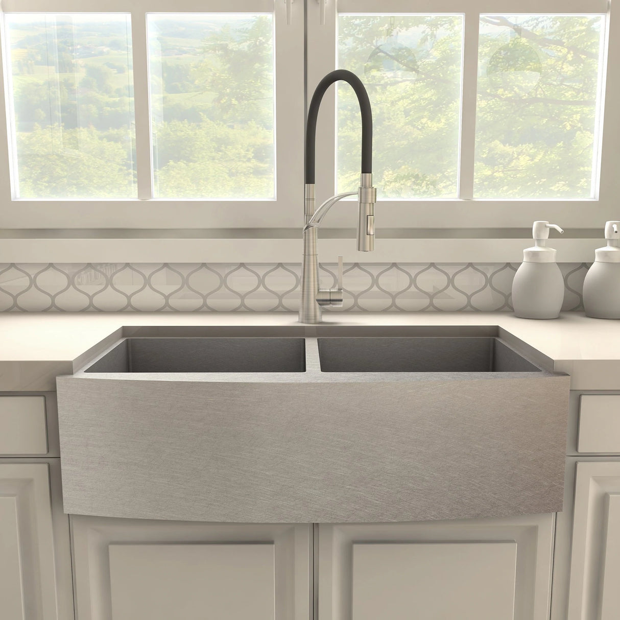 ZLINE Da Vinci Kitchen Faucet in Brushed Nickel (DAV-KF-BN)