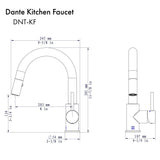 ZLINE Dante Kitchen Faucet with Color Options (DNT-KF)