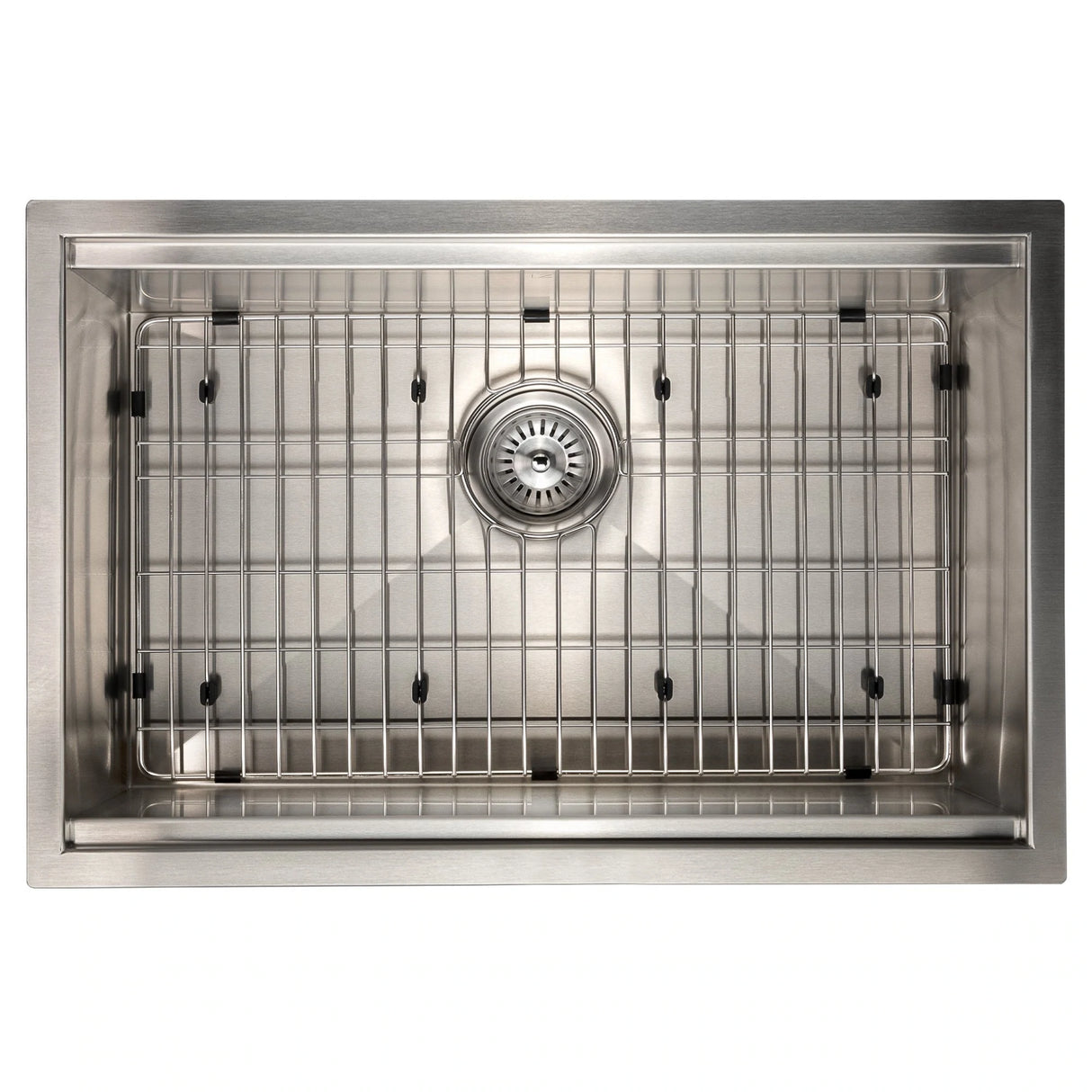 ZLINE 27" Garmisch Undermount Single Bowl Kitchen Sink with Bottom Grid and Accessories (SLS)