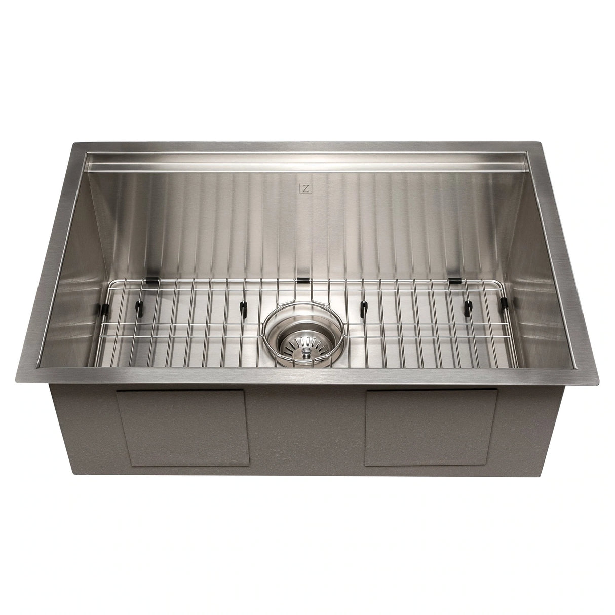 ZLINE 27" Garmisch Undermount Single Bowl Kitchen Sink with Bottom Grid and Accessories (SLS)