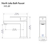 ZLINE North Lake Bath Faucet with Color Options (NTL-BF)