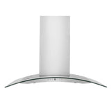 ZLINE Convertible Vent Wall Mount Range Hood in Stainless Steel & Glass (KN4)