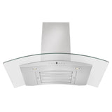 ZLINE Convertible Vent Wall Mount Range Hood in Stainless Steel & Glass (KN4)