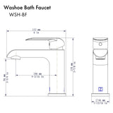 ZLINE Washoe Bath Faucet in Chrome (WSH-BF-CH)